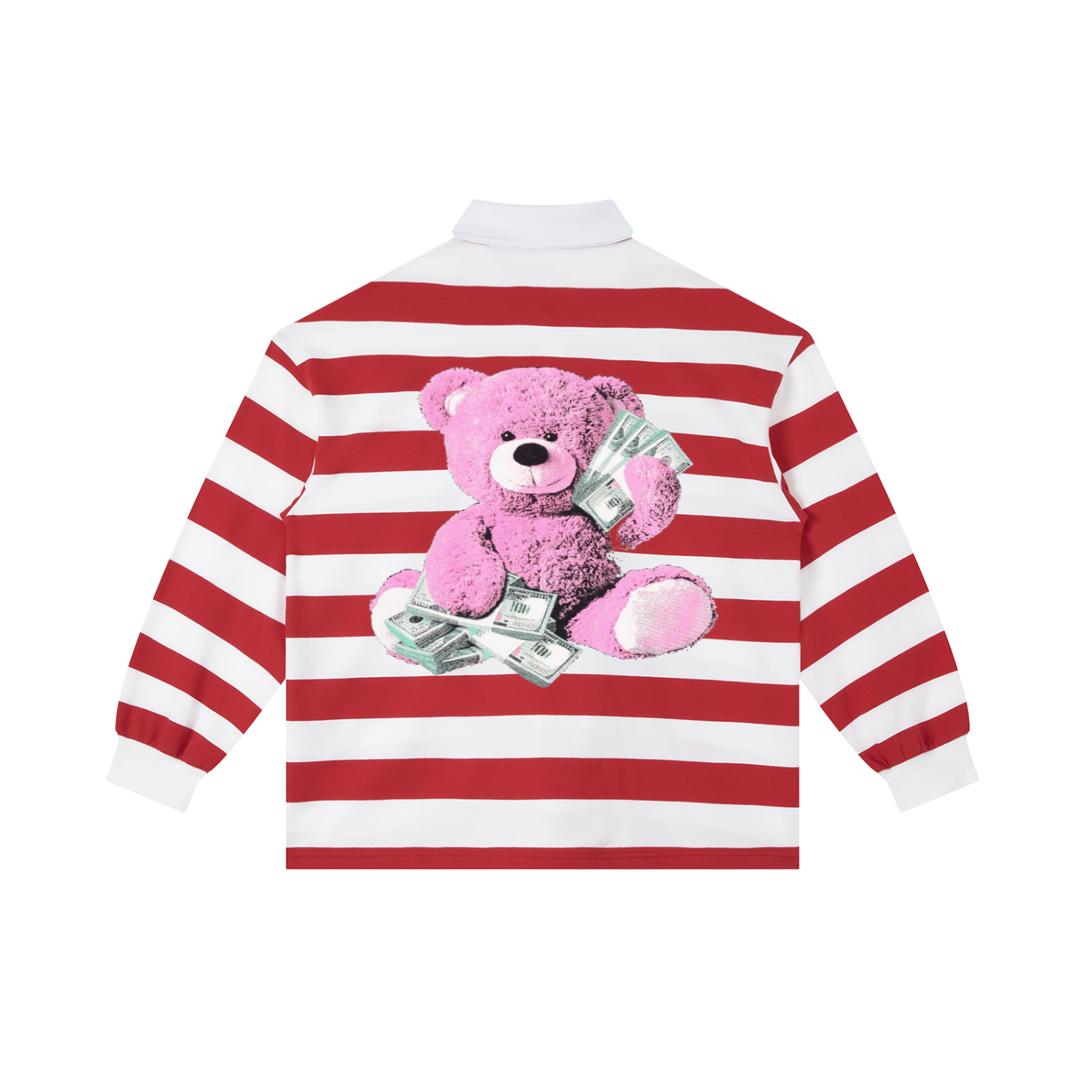 Color Block Stripe Polo Shirt