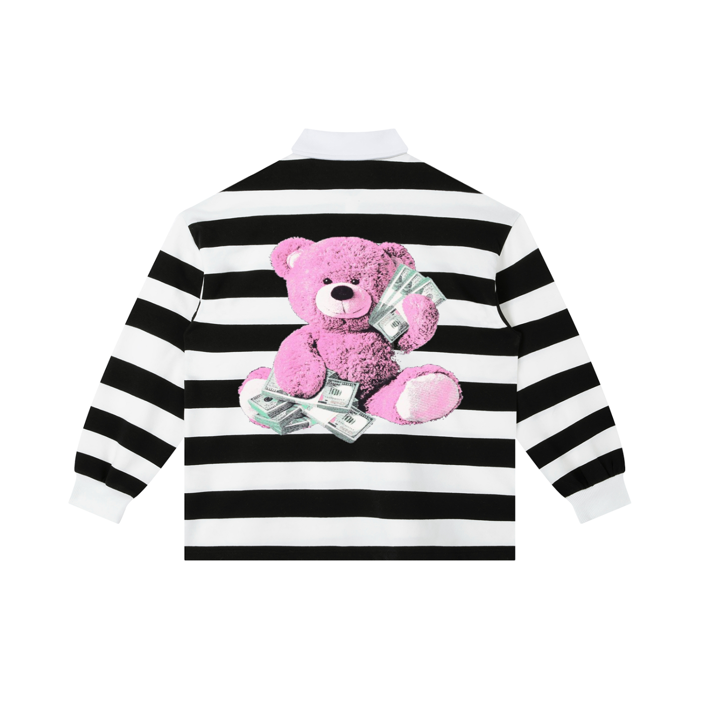 Color Block Stripe Polo Shirt